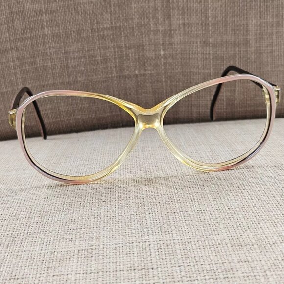 Vintage Eyeglasses Frame Lilac/Tan Tone Glasses Women Frame only main image 7